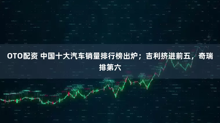 OTO配资 中国十大汽车销量排行榜出炉;吉利挤进前五,奇瑞排第六